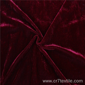 Polyester Fleece 2 Way Spandex Velvet Knit Fabric